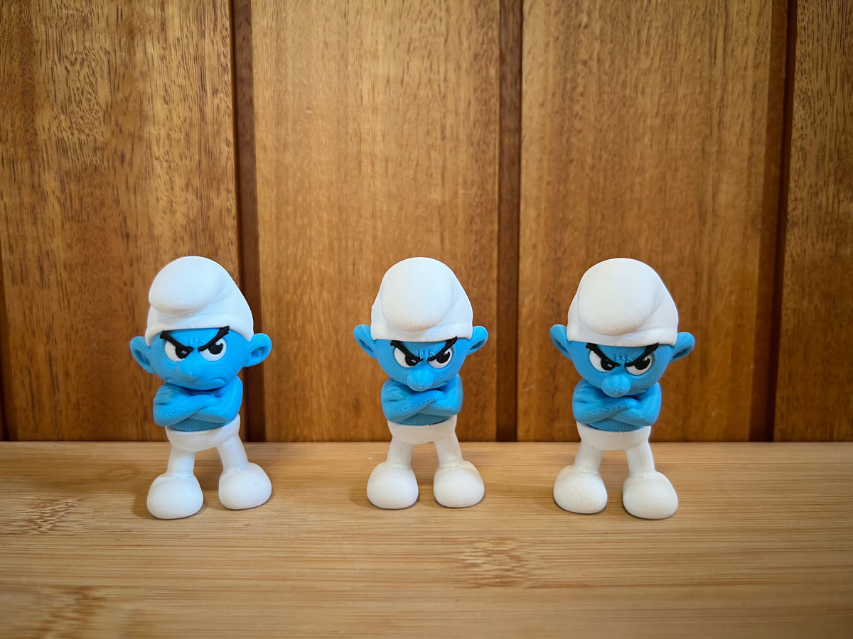 Grumpy Blue Guy