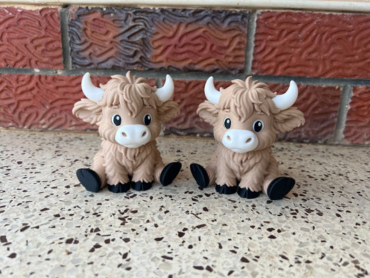 Large Highland Cows