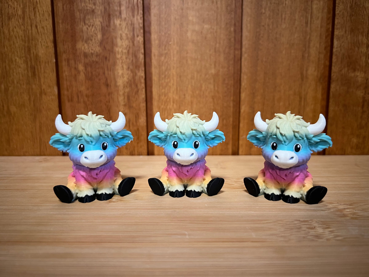 Small Highland Cows